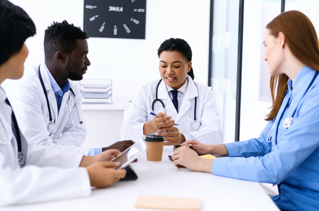 Medical team in a meeting